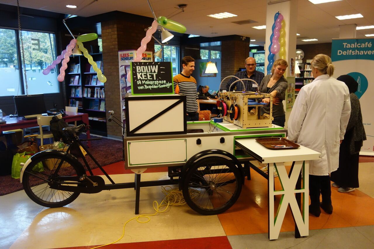 BouwKeet met een demonstratie 3 D printing